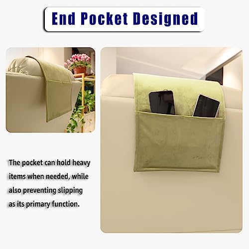 Velvet Recliner Headrest Pillow, Non-Slip Neck Support - Image 6