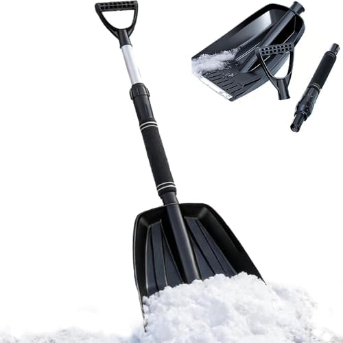 Snow Shovel for Car and Driveway, 34 Inch Foldable Lightweight Ice Scraper by Unknown