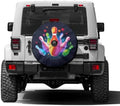 Colors Bowling Balls Spare Tire Cover by Foruidea