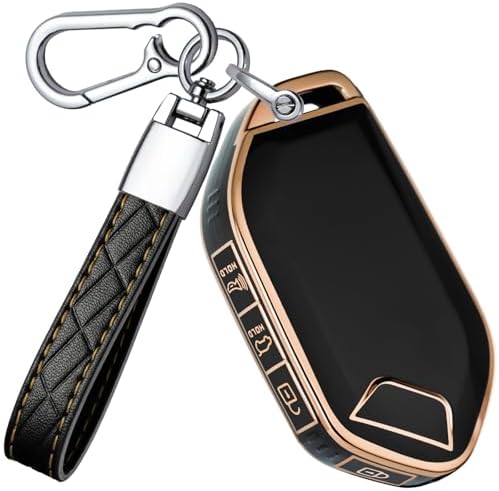 for Kia Key Fob Cover with Keychain by Unknown