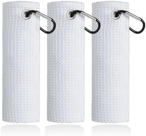 Mile High Life Microfiber Golf Towel 3 Pack Waffle by MileHighLife