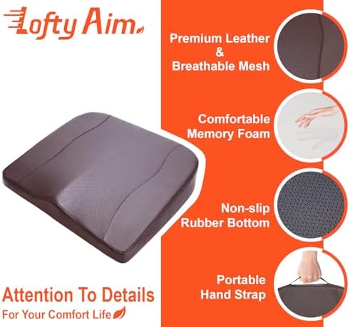 Lofty Aim Car Seat Cushion, Memory Foam Car Seat Cushions - Image 6