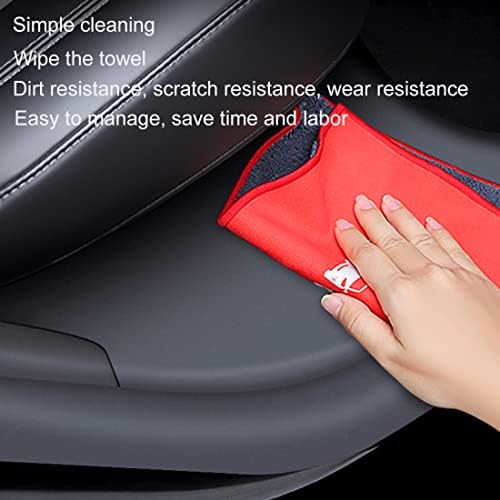 FASTCHE for Tesla Model Y Door Sill Protector 5 Seater Rear Door Car Pedal Kick - Image 5