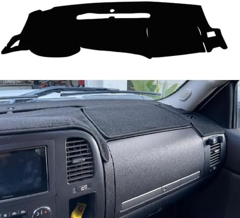 Black Dashboard Dash Board Cover Mat Carpet Compatible by KEDAKEJI