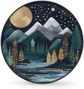 Rv Spare Tire Cover Wheel Mountain Tree Forest Tire Covers Wheel Protectors by FengQuGou