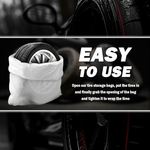 4PCS Disposable Extra Large Tire Bag - Image 6
