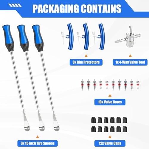 15" Tire Spoons Kit, Updated Tire Change Kit - Image 6