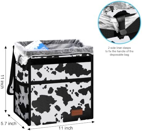 Femuar Leak Proof Car Trash Can - Image 3