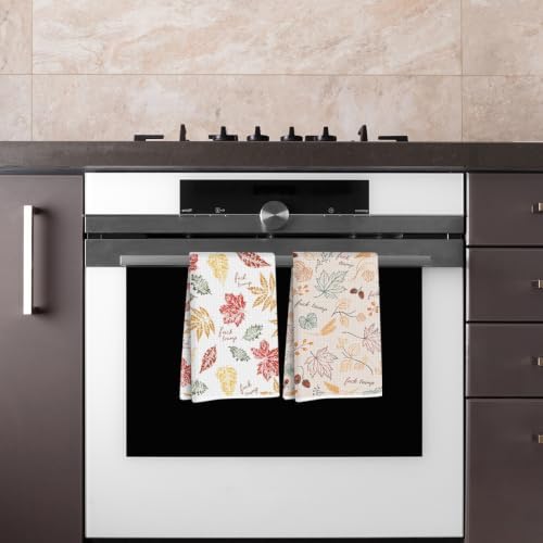 Fall Maple Leaf Trump Kitchen Towels Funny Gifts - Image 4