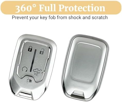 Joouheax Soft TPU 5-Button for Chevy Key Fob Cover - Image 4