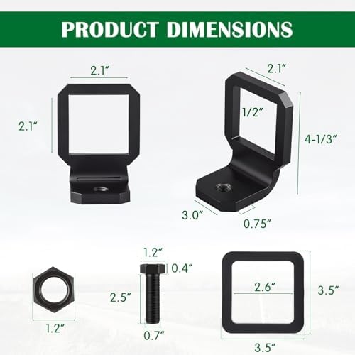 2.5 Inches Anti Rattle Hitch Clamp - Image 2