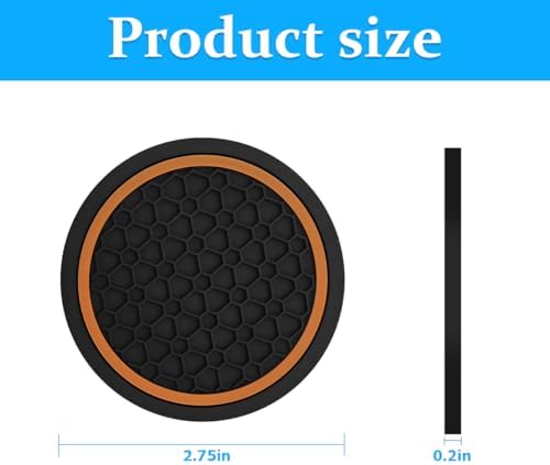 Mandark 2PCS 2.75 Inch Car Cup Holder Coasters - Image 2