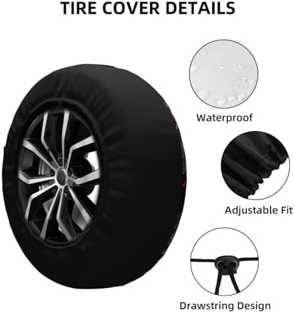 Dragon Spare Tire Cover Weatherproof Universal Wheel Protectors Wheel Covers - Image 4