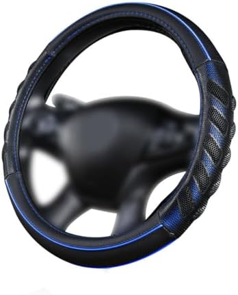 Flying Banner car Steering Wheel Cover Faux Leather Massage Universal fit 3D by FlyingBanner