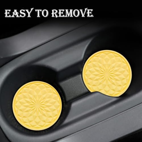4 Pack Silicone Car Cup Holder Coaster – 2.75 Inch Non-Slip Drink Mat, - Image 6