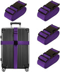 Chelmon Luggage Straps for Suitcases TSA Approved Travel Essentials 4 Pack by Chelmon