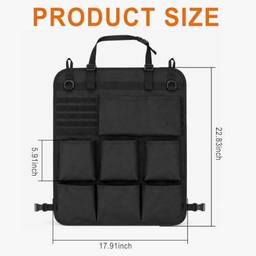 Car Seat Back Organizer, Backseat Car Organizer - Image 2