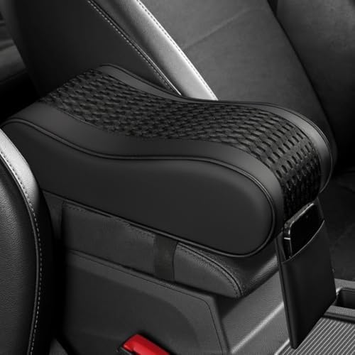 Leather Memory Foam Auto Center Console Armrest Pillow Pad by Unknown