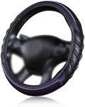 Flying Banner car Steering Wheel Cover Faux Leather Massage Universal fit 3D by FlyingBanner