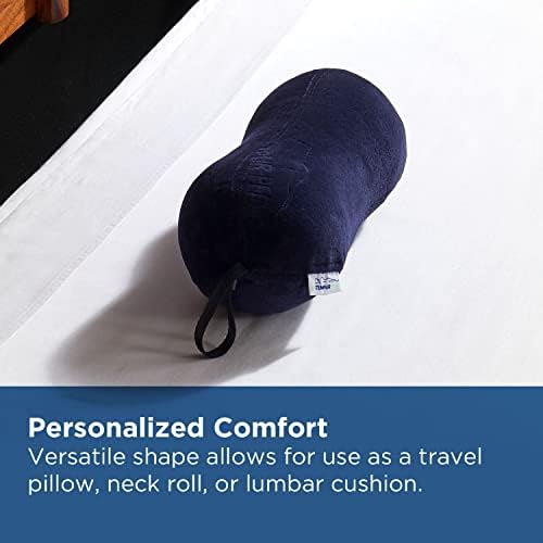 Tempur-Pedic All-Purpose Memory Foam Travel Pillow, Peanut-Shaped Lumbar Pillow - Image 3