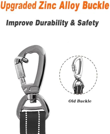 AUBELL Tactical Dog Leash Heavy Duty, 4-6ft No Pull Bungee Leash - Image 2