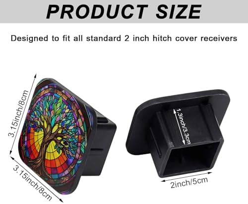 2" Trailer Hitch Cover Rubber Receiver Tube Cap Trailer Hitch Covers - Image 2