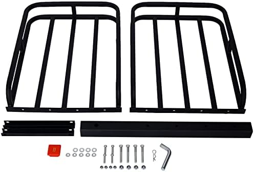 Hitch Mount Cargo Carrier, Rear Luggage Basket Rack - Image 3