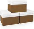 Large 17" 42 Quarts Collapsible Stackable Storage Bins by Bagnizer