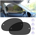 2 Pack 14.96 x 25.59 Inch Car Window Sunshades, Front Side by ANFTDCO