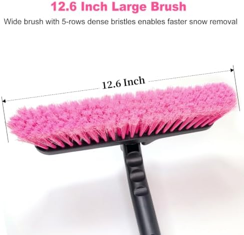44 Inch Extendable Snow Brush for Car, Ice Scraper - Image 3