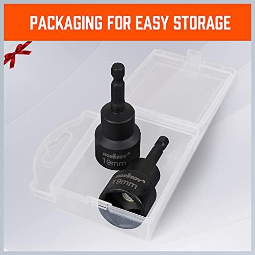HORUSDY 2-Pieces RV Leveling Scissor Jack Socket Drill Adapter, 1/4 Inch Hex - Image 6