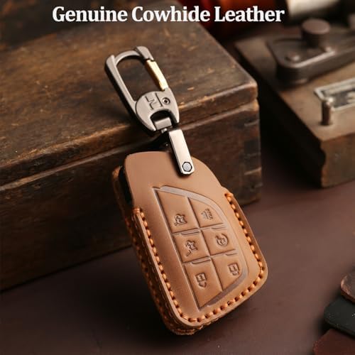 Leather Key Fob Cover, Compatible - Image 3