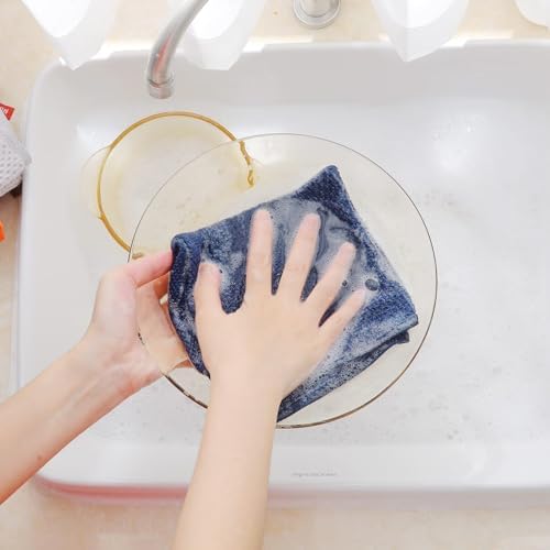 Homaxy 100% Cotton Waffle Weave Kitchen Dish Cloths 6-Pack - Image 4