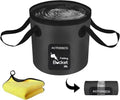 Collapsible Bucket 5 Gallon Container Folding Water Bucket Portable Wash Basin by AUTODECO