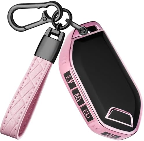 for Kia Key Fob Cover with Keychain by Unknown