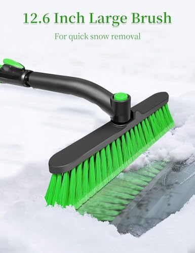 HEEYA Snow Brush for Car, Extendable Ice Scraper - Image 2