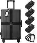 Gostwo 8 Pack Luggage Straps and Tags Set by Gostwo