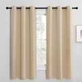 NICETOWN Biscotti Beige Room Darkening Curtains by NICETOWN