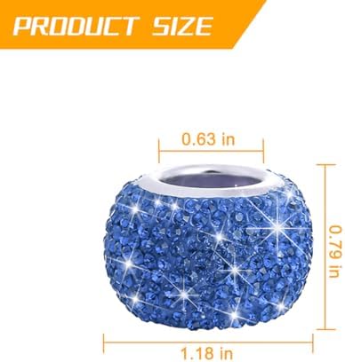 4PCS Bling Car Headrest Collars, Crystal Rhinestone Vehicle Head Rest Collars - Image 2