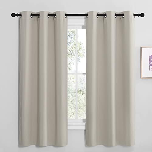 NICETOWN Natural Room Darkening Curtains by NICETOWN