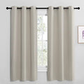 NICETOWN Natural Room Darkening Curtains by NICETOWN