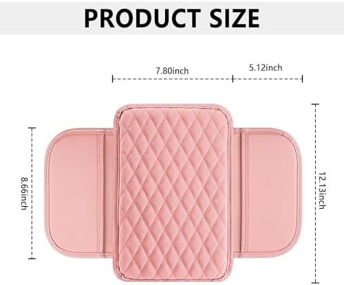 Stacool Upgraded Car Center Console Cover, Microfiber Leather Car Armrest Cover - Image 2