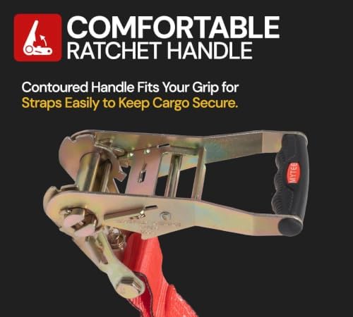 Mytee Products 8 Pack 2" x 120" Car Tie Down Straps - Image 5