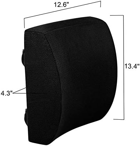 Lumbar Pillow for Chair and Car, Back Support for Office, Memory Foam Cushion - Image 6