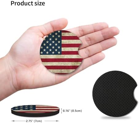 Car Coasters for Cup Holders，Car Cup Holder Coasters, 2 Pack Cup Holder - Image 4