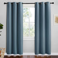 NICETOWN Smoky Blue Blackout Curtains by NICETOWN