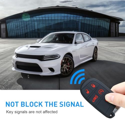 Key Fob Cover for Dodge Accessories 5 Button Key Fob Case - Image 5