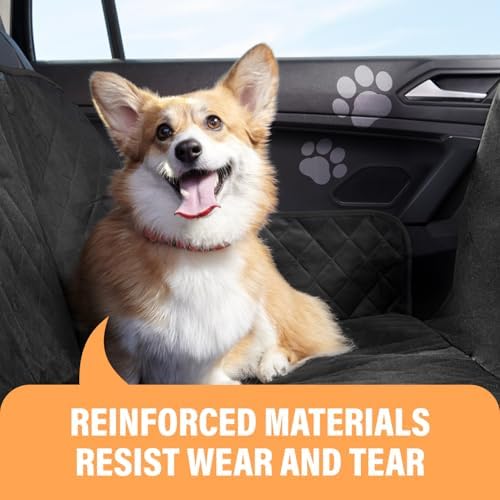 Active Pets Pink Standard Dog Car Hammock Back Seat Cover, Waterproof Backseat - Image 2