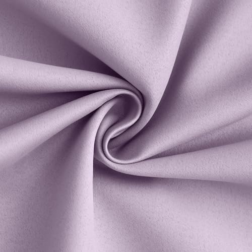 Yakamok Lilac 100% Blackout Curtains 84 Inches Long - Image 3