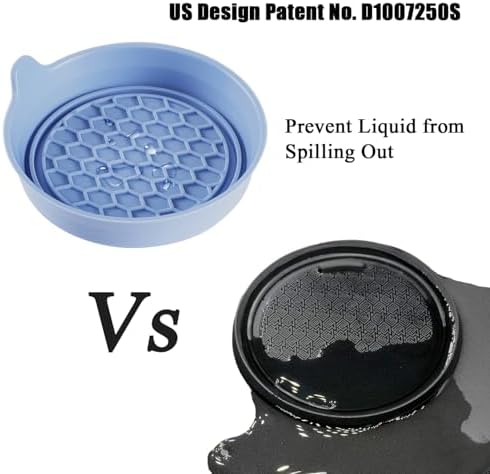 Amooca 4-Pack Car Cup Coaster Silicone Spill-Proof Cup Holder Inserts - Image 4